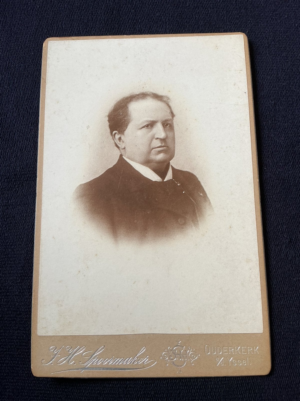 Kabinetfoto, ABRAHAM KUYPER, ARP, Min.-Pres, 1901-1905, CDV, Gebruikt, Verzenden, Foto, Voor 1940