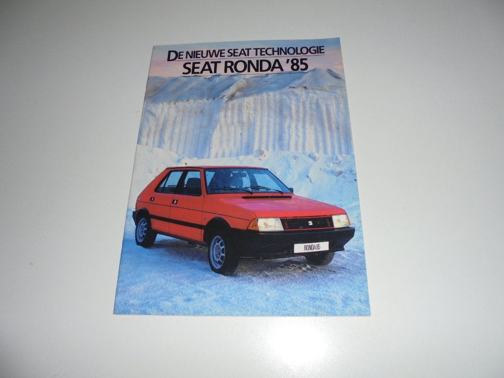 brochure Seat Ronda  1985, Ophalen of Verzenden, Zo goed als nieuw, Overige merken