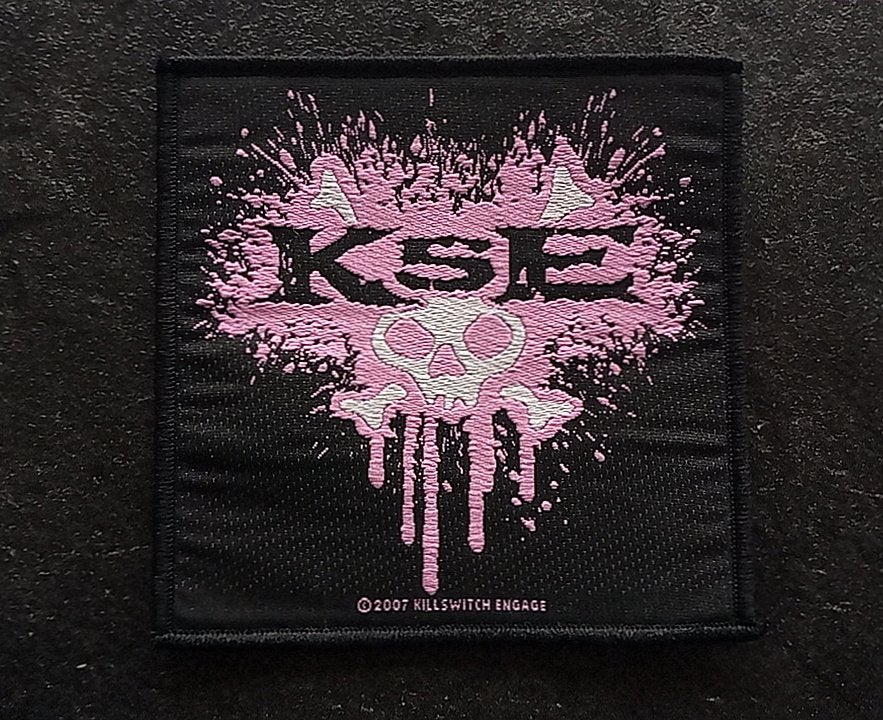 Killswitch Engage mooie Skull patch k82 official 2007 metal, Verzenden, Zo goed als nieuw, Foto of Kaart
