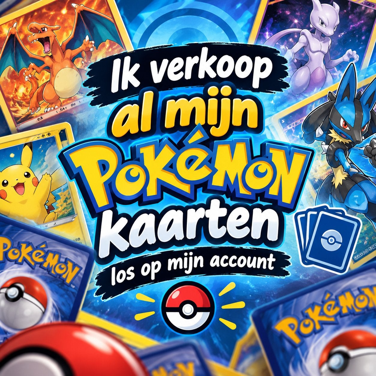 Pokemon kaarten grote verkoop, Ophalen of Verzenden, Zo goed als nieuw, Meerdere kaarten