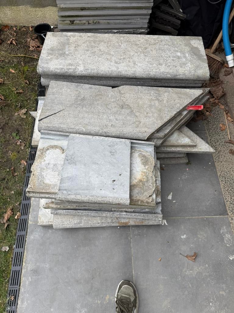 Zwembad randtegels, Ophalen of Verzenden, Gebruikt