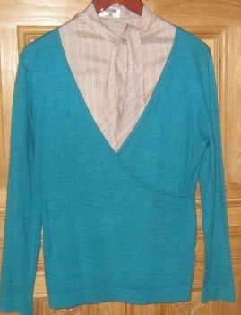 TRui lange trui turquoise maat M, Maat 38/40 (M), Fale, Overige kleuren, Ophalen of Verzenden