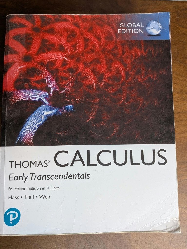 Thomas' Calculus: Early Transcendentals 14th edition, Boeken, Pearson, Ophalen of Verzenden, Beta, WO