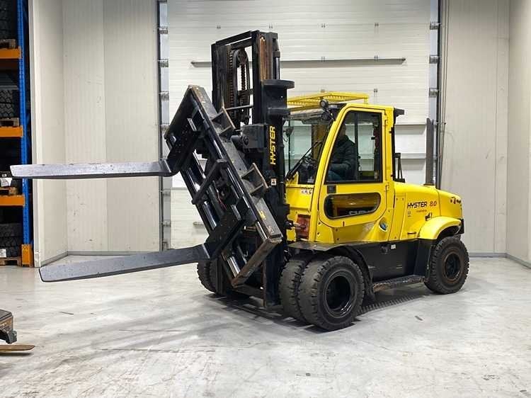 Hyster - 2022 - H8.0FT9 - 3M Duplex, Rotator, Vorkversteller, Zakelijke goederen, Machines en Bouw | Heftrucks en Intern transport
