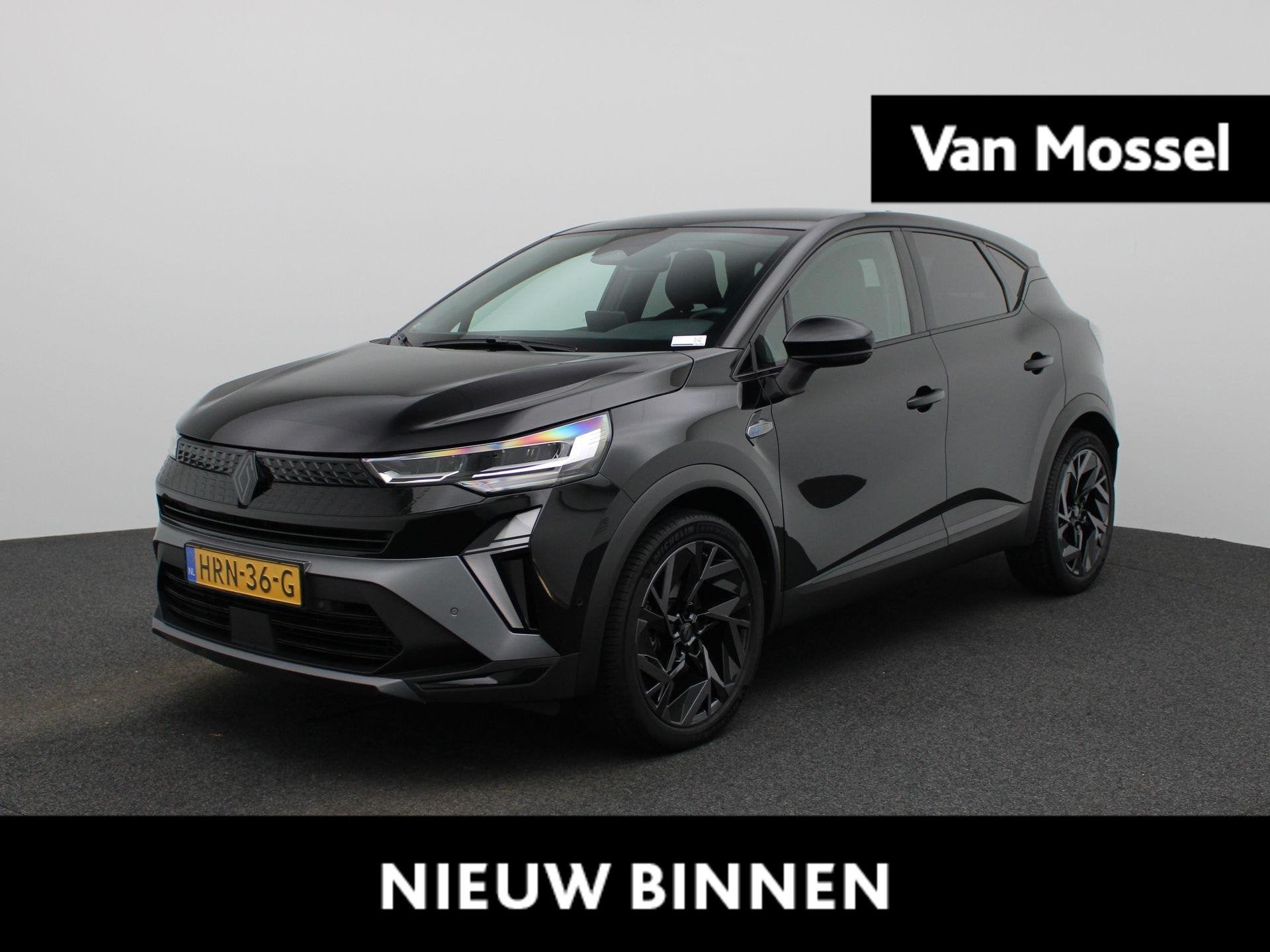 Renault Captur 1.6 E-Tech full hybrid 145 esprit Alpine | Au, Auto's, 1345 kg, Gebruikt, Zwart, Origineel Nederlands