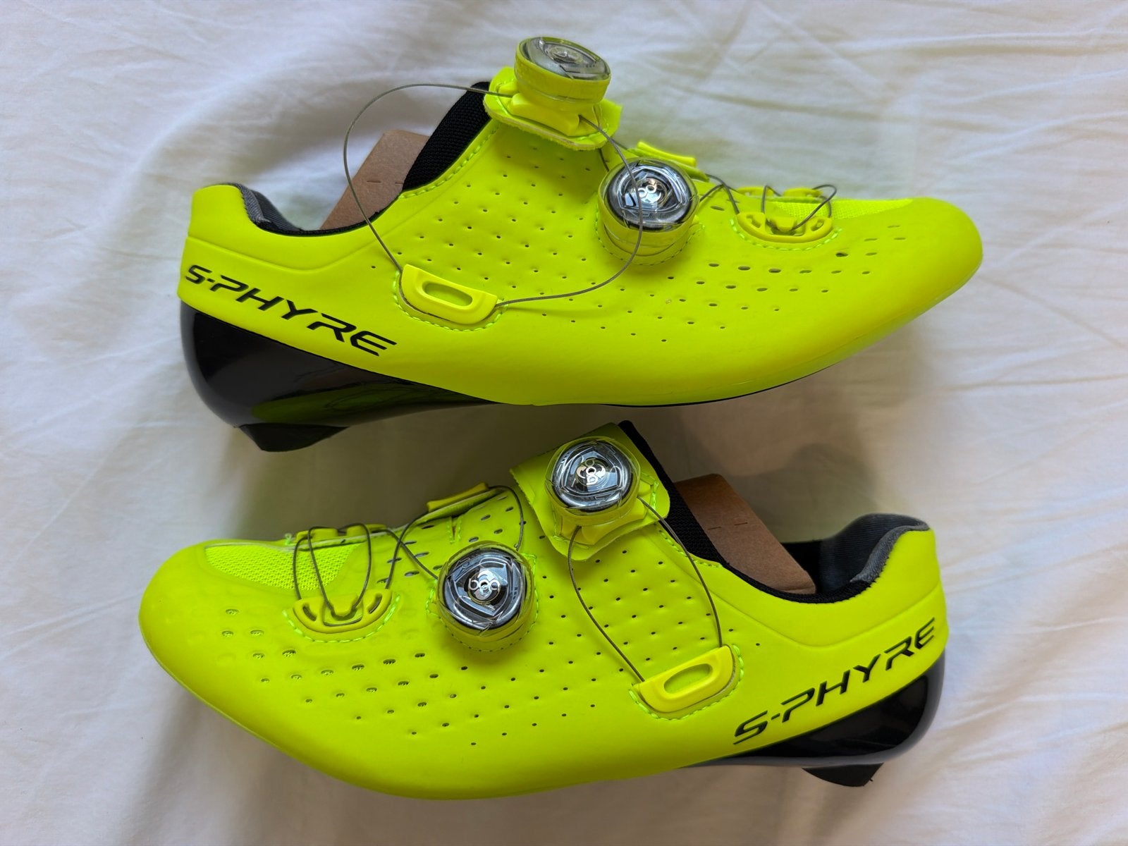 Shimano SH-RC900-S S-PHYRE racefiets schoenen geel maat 39, Ophalen of Verzenden, Zo goed als nieuw, S, Schoenen
