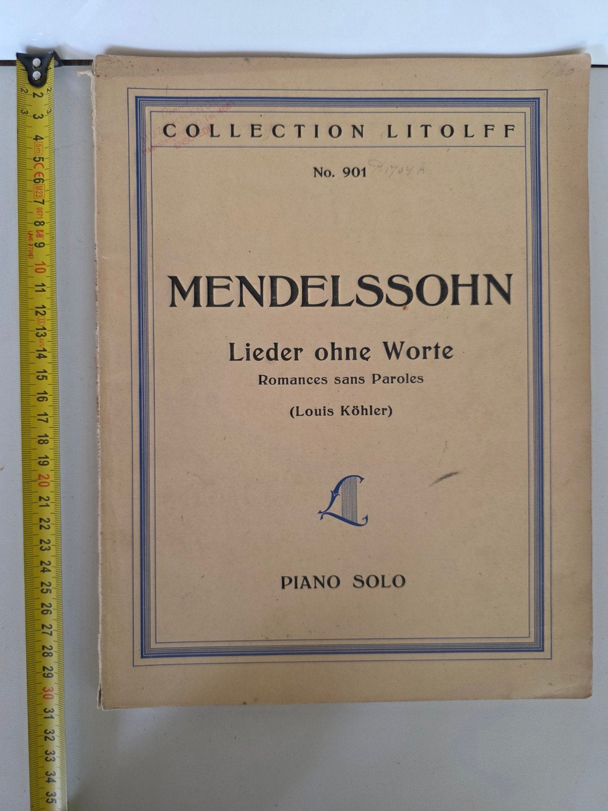 Mendelssohn - Lieder ohne Worte (Piano Solo), Gebruikt, Klassiek, Ophalen of Verzenden, Artiest of Componist