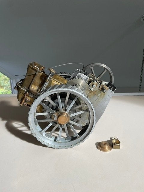 Schaalmodel stoomtractie motor Locomobiel. Part built Mercer, Ophalen