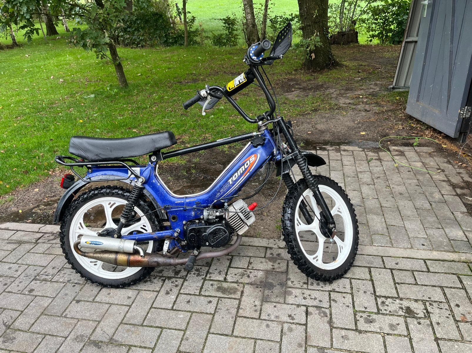 Cross tomos blauw kenteken ruilen kan ook, Fietsen en Brommers, Brommers | Tomos, Ophalen of Verzenden, Gebruikt, Maximaal 45 km/u