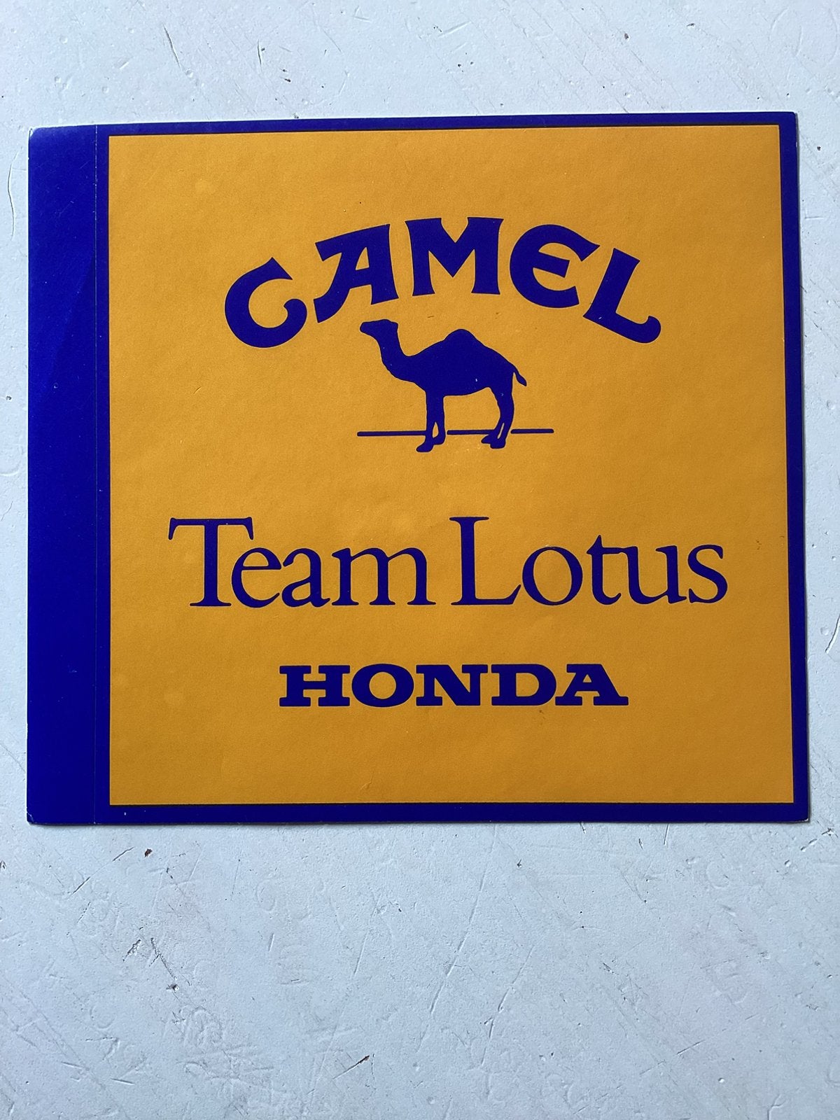 Sticker Camel Team Lotus Honda, Verzamelen, Verzenden, Zo goed als nieuw