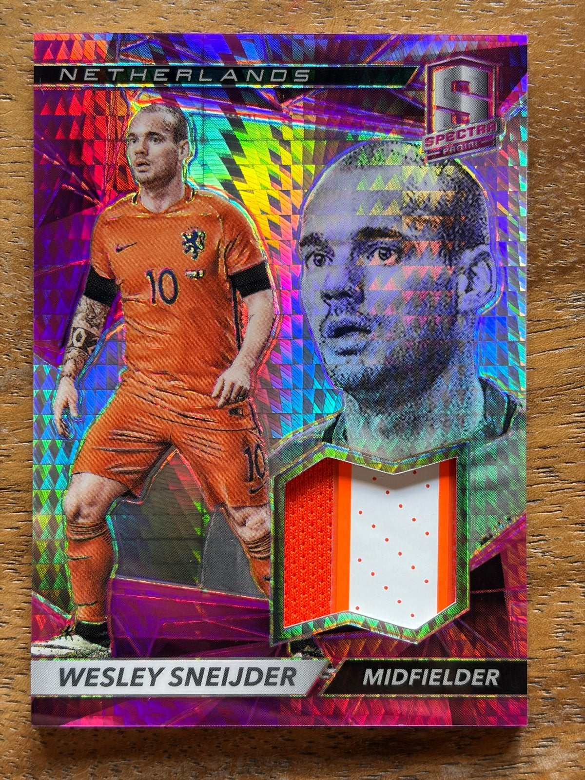 Wesley Sneijder Panini Spectra Soccer Kaart 25/25, Ophalen of Verzenden, Zo goed als nieuw, Overige binnenlandse clubs, Spelerskaart