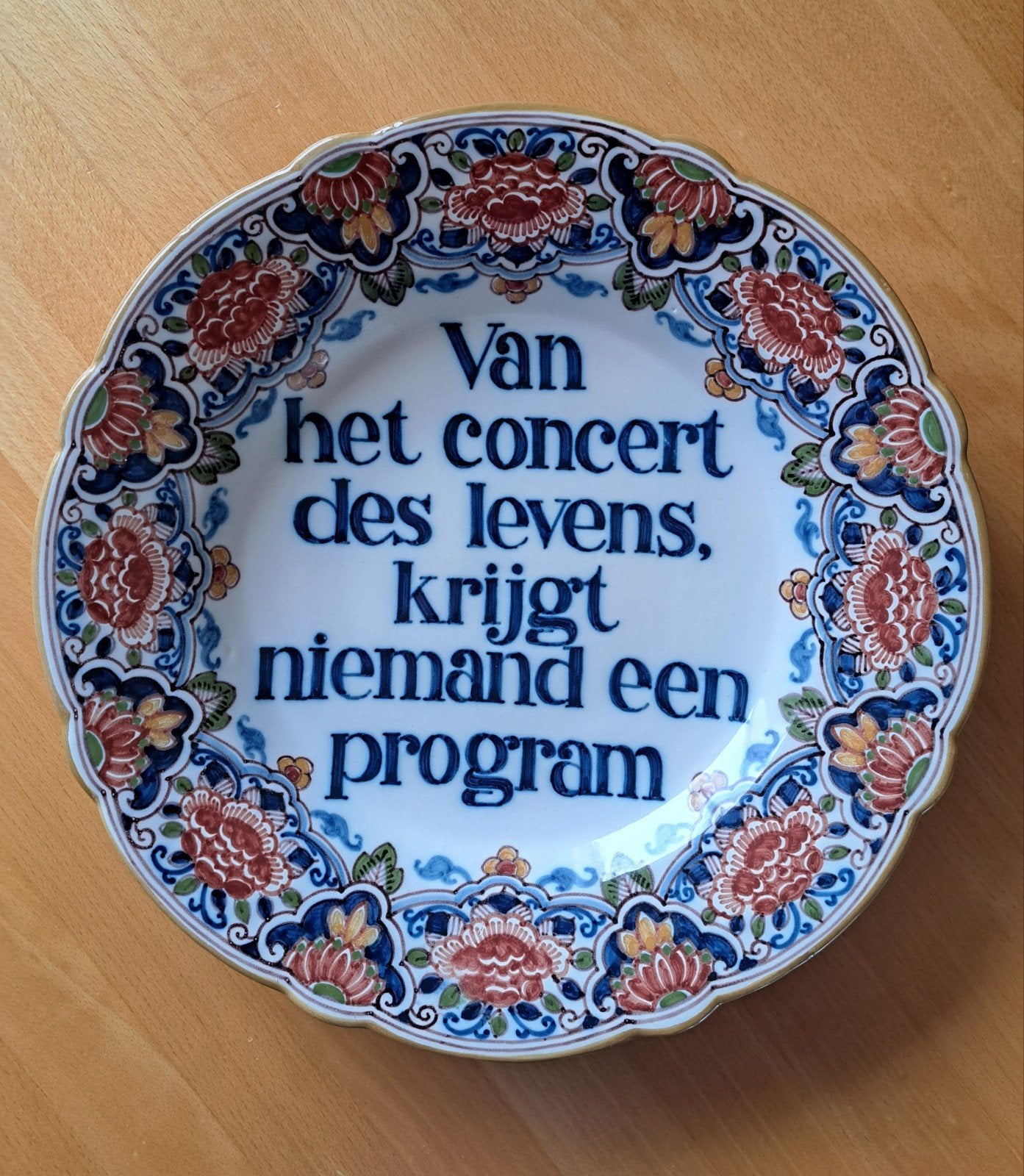 Bord aardewerk Makkum, Antiek en Kunst, Ophalen