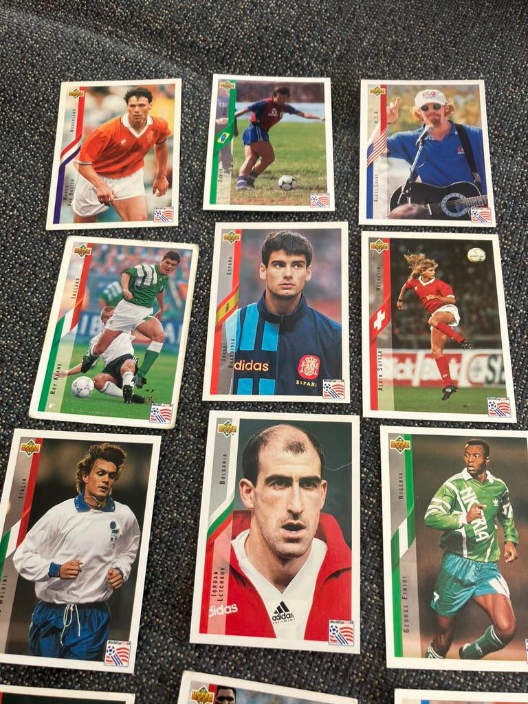 Upperdeck Panini wk 1994 usa, Verzamelen, Sportartikelen en Voetbal, Ophalen of Verzenden, Zo goed als nieuw, Buitenlandse clubs