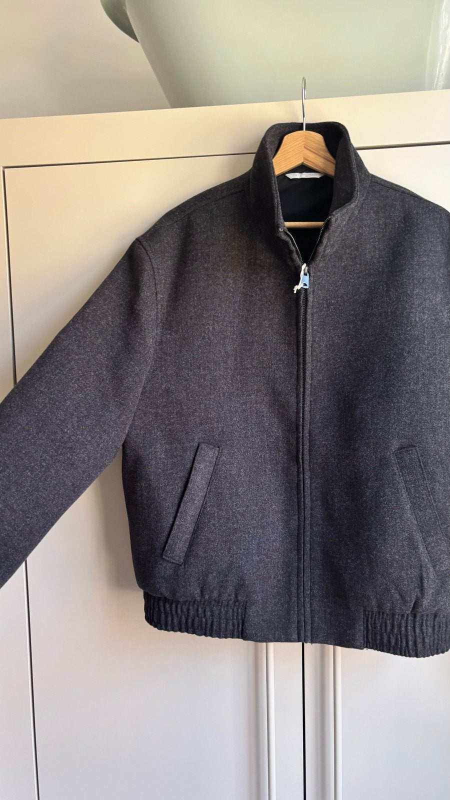Nieuw: Zara Bomberjack mannen Maat M, Ophalen of Verzenden, Nieuw, Maat 48/50 (M), Grijs