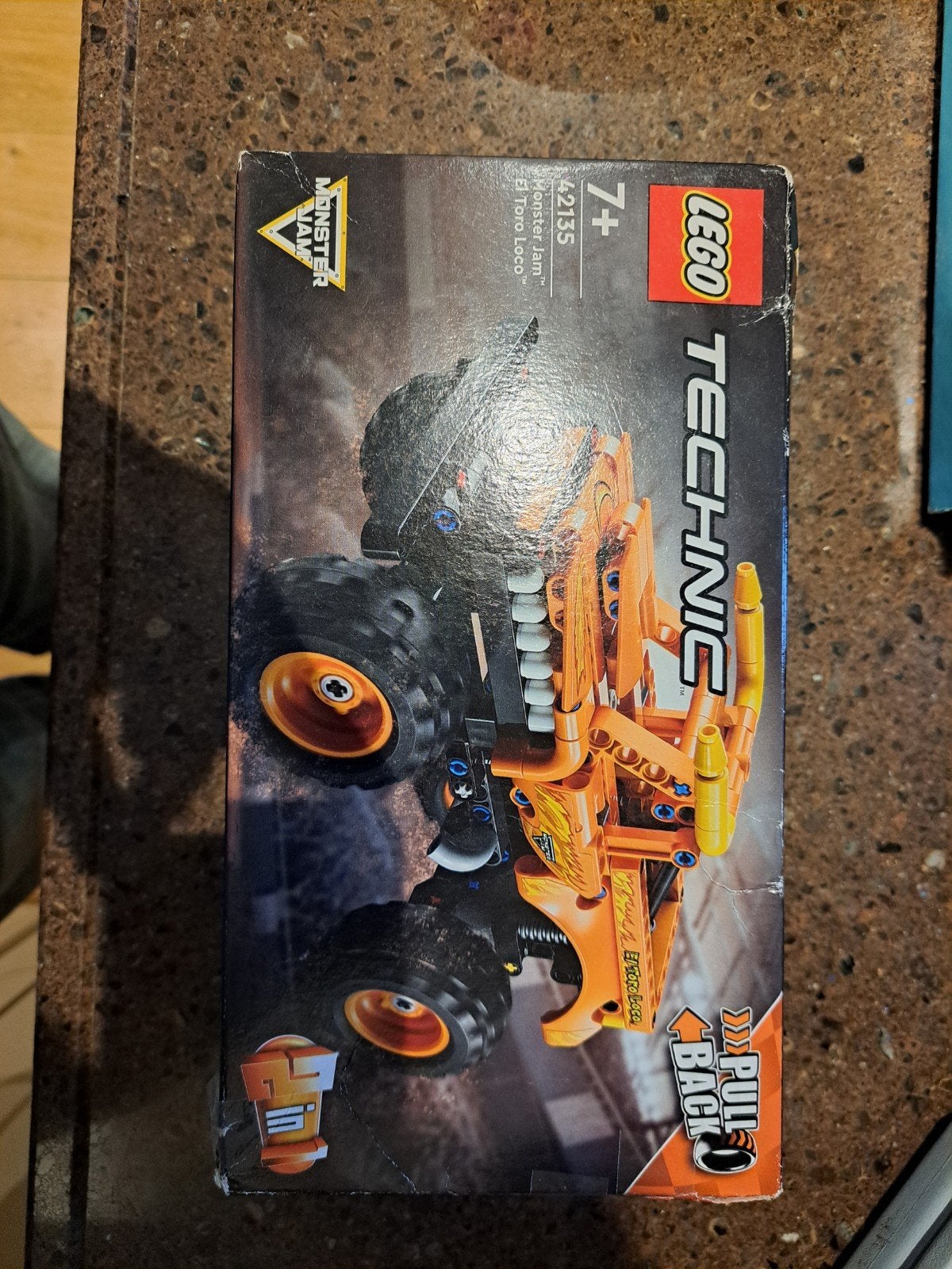 Lego Technic Monster Jam El Toro 42135 compleet met boek, Gebruikt, Lego, Inclusief instructies, Ophalen of Verzenden