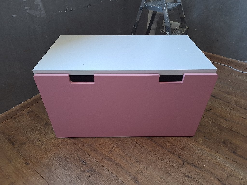 Smastad (Stuva) ladekast/speelgoedkast roze, 50 tot 70 cm, Zo goed als nieuw, Ophalen, Minder dan 90 cm