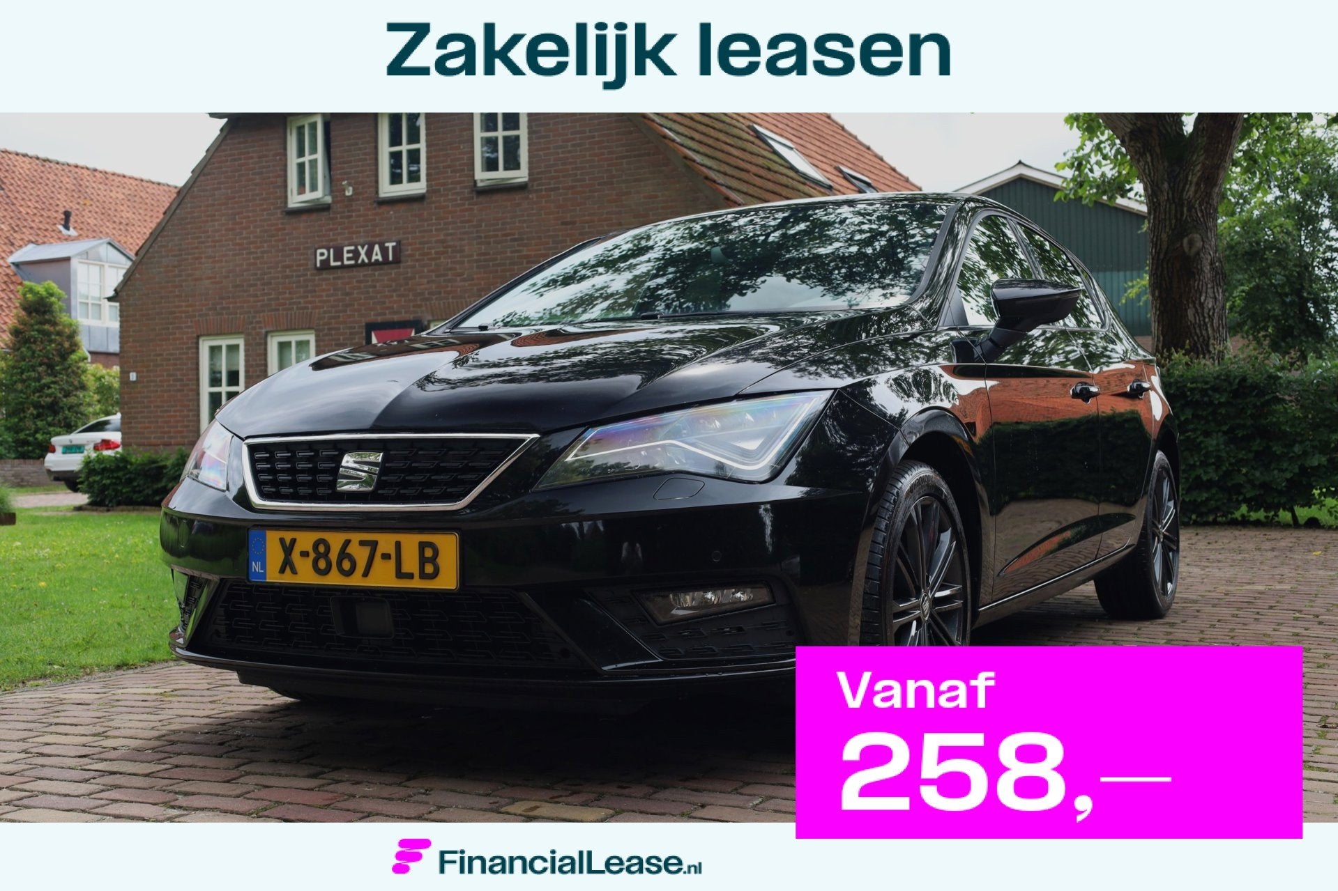 Seat Leon ST 1.5 TSI FR Ultimate Edition Black Aut. | Panora, 4 cilinders, 150 pk, Zwart, Bedrijf