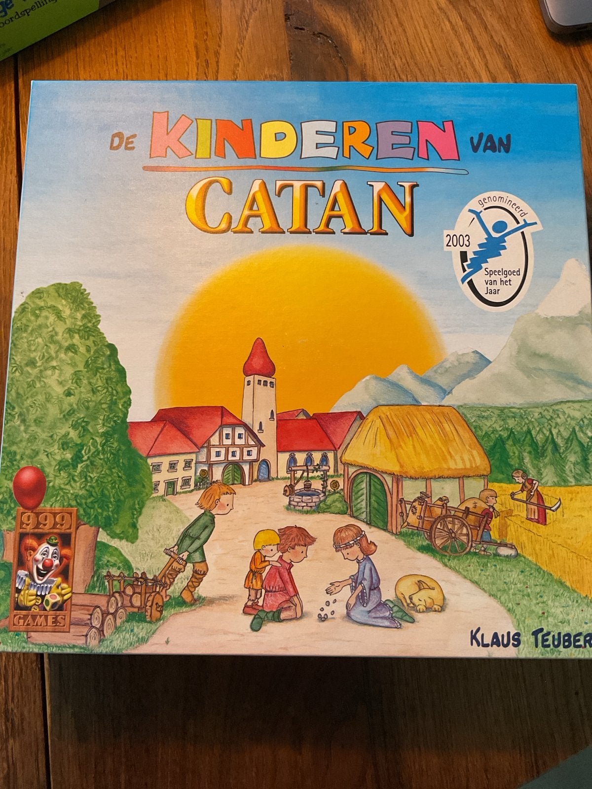 De Kinderen van Catan - Bordspel (999 Games), Drie of vier spelers, Ophalen of Verzenden, Zo goed als nieuw