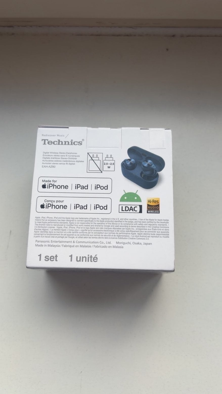 Technics EAH-AZ80 Draadloze In-ear Hoofdtelefoon Zwart, Overige merken, In-ear, Bluetooth, Nieuw