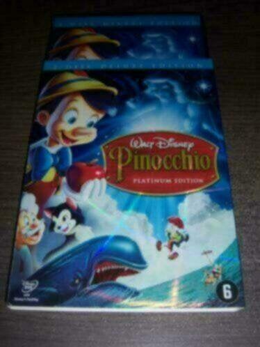 Walt Disney Pinocchio (2-Disc) met sleeve nieuw, Tekenfilm, Verzenden, Amerikaans, Nederlands