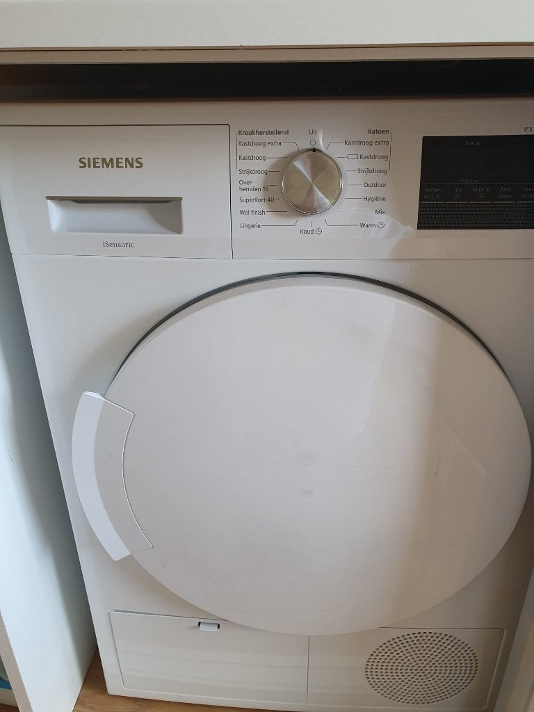 Siemens condens droger Type iQ 300, Ophalen, 6 tot 8 kg, Zo goed als nieuw, Voorlader