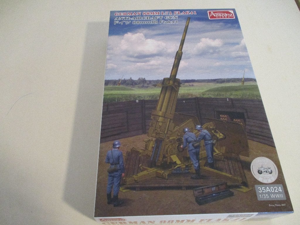 Amusing hobby German 88mm flak 41, Overige merken, 1:32 tot 1:50, Overige typen, Ophalen of Verzenden