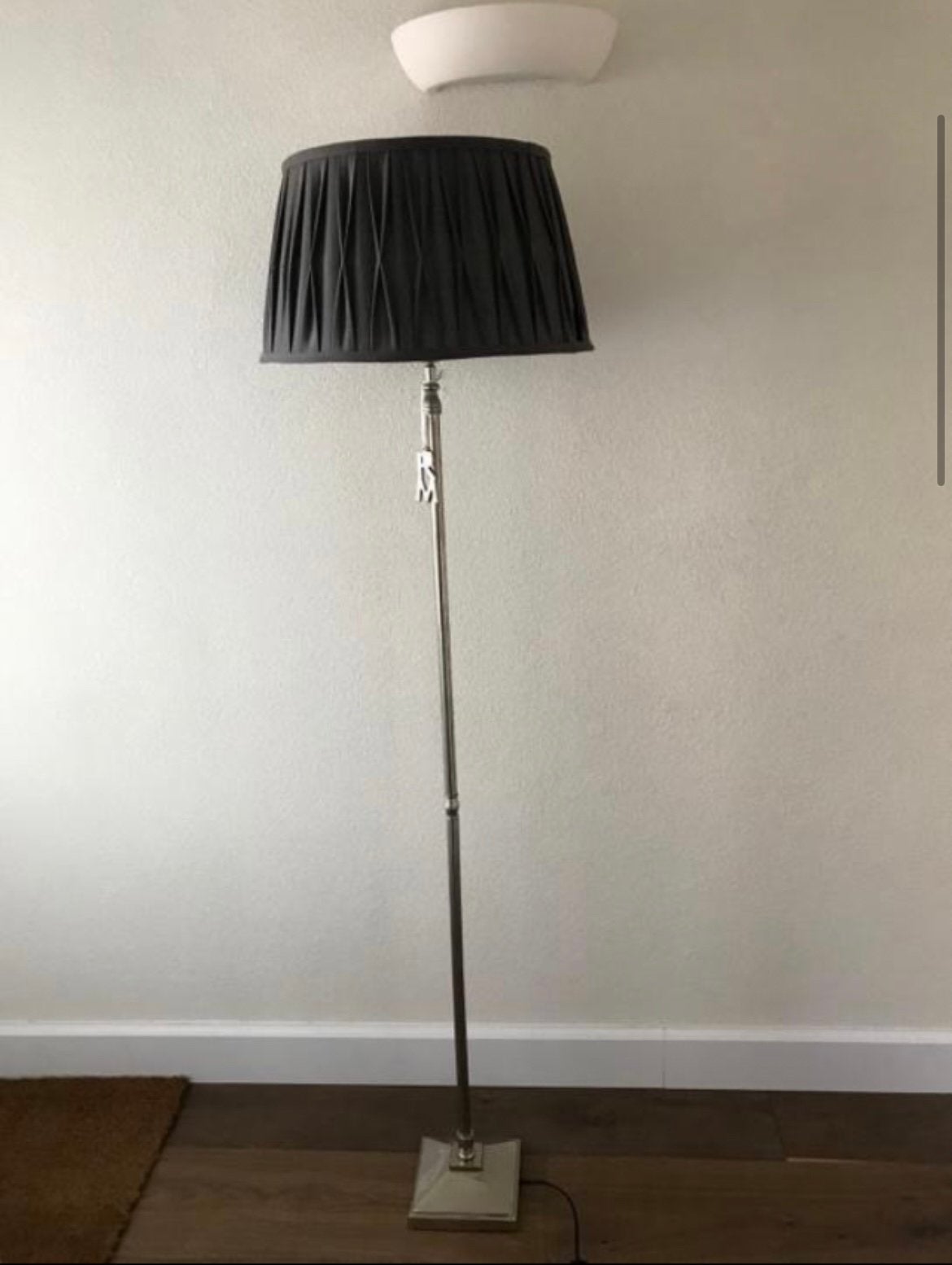 Riviera Maison vloerlamp incl kap landelijke stijl, Huis en Inrichting, Lampen | Vloerlampen, Ophalen, Zo goed als nieuw, 150 tot 200 cm