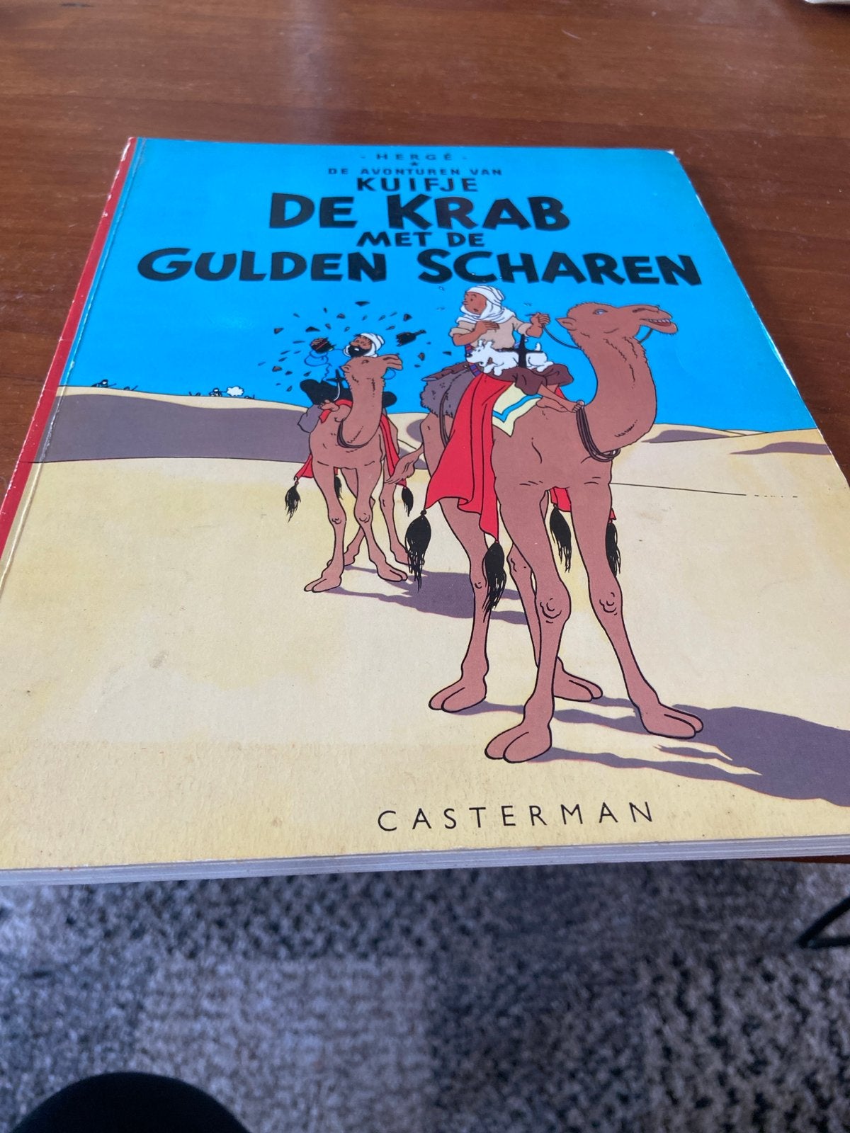 Kuifje: De Krab met de Gulden Scharen - Hergé, Eén stripboek, Ophalen of Verzenden, Gelezen
