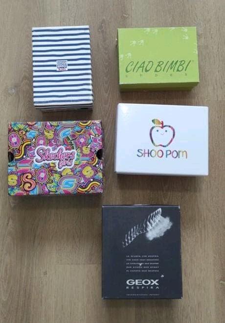 Partij lege kinderschoenen dozen (5 stuks, kleine maten), Ophalen of Verzenden, Jongen of Meisje, Overige typen