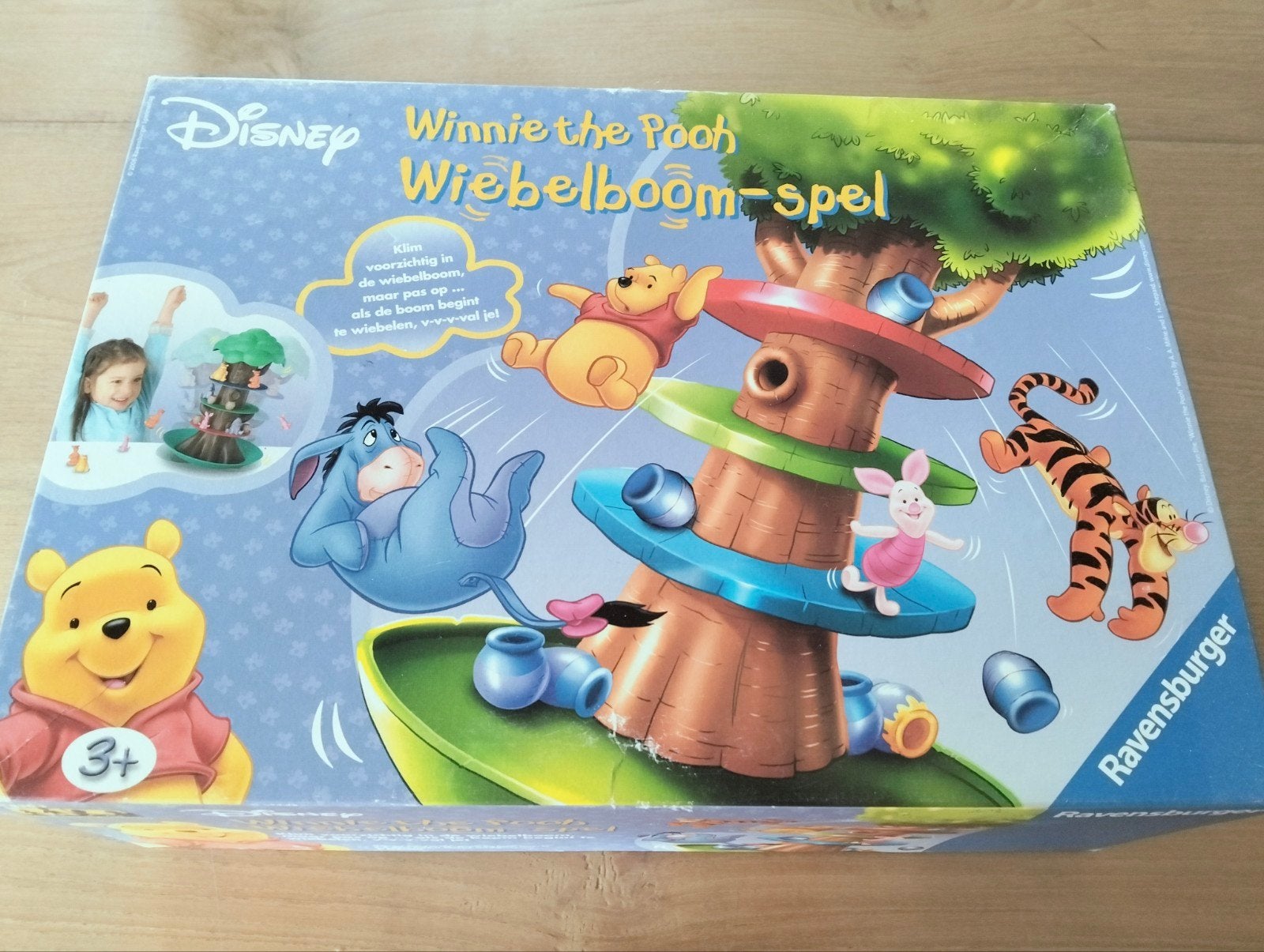 Disney Winnie de Poeh Wiebelboom-spel Ravensburger, Een of twee spelers, Ophalen of Verzenden, Gebruikt, Ravensburger