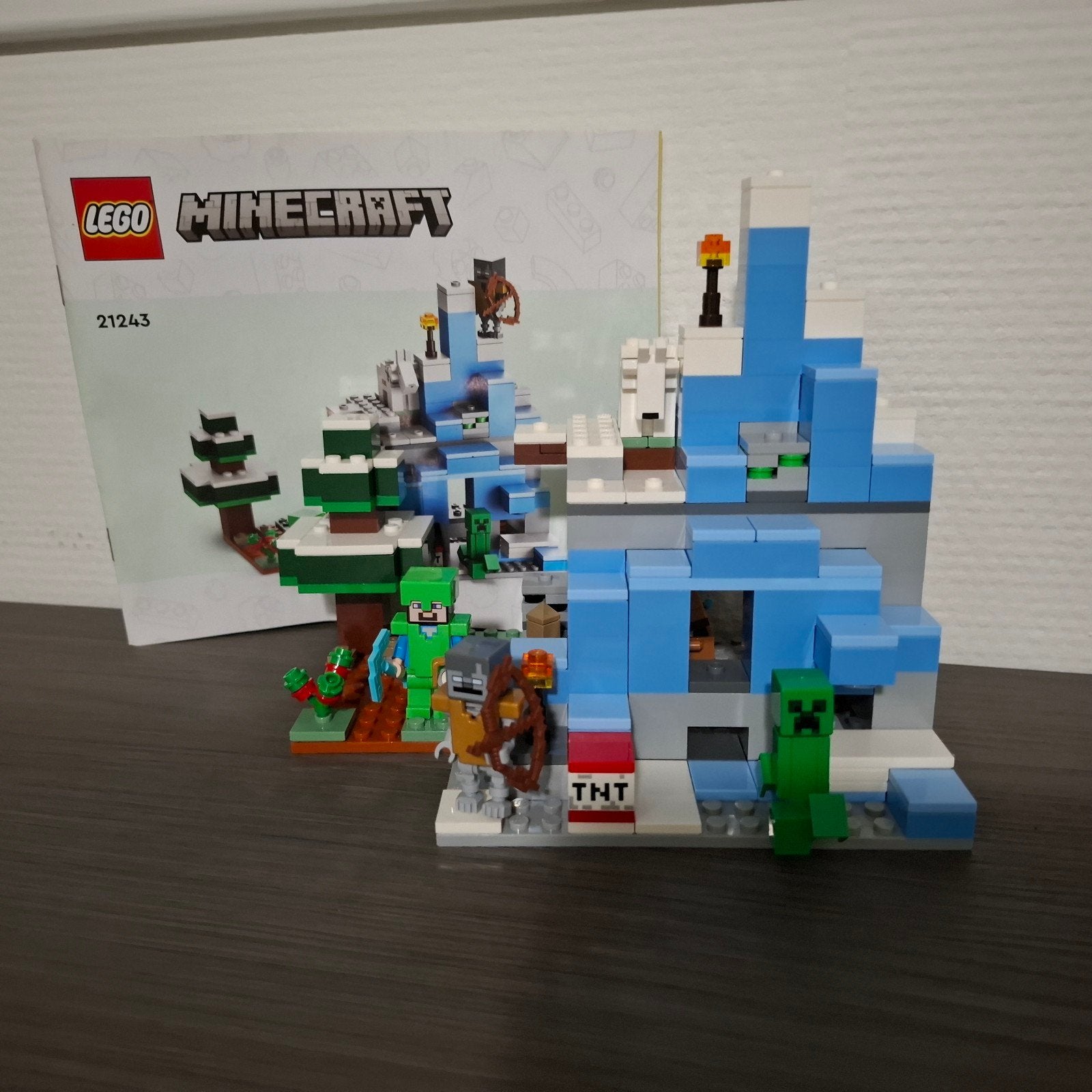 Lego minecraft bevroren bergtoppen 21243, Compleet, Gebruikt, Minecraft, Lego