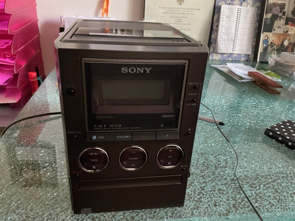 CD speler, radio en cassetterecorder Merk Sony, Ophalen, Gebruikt, Sony