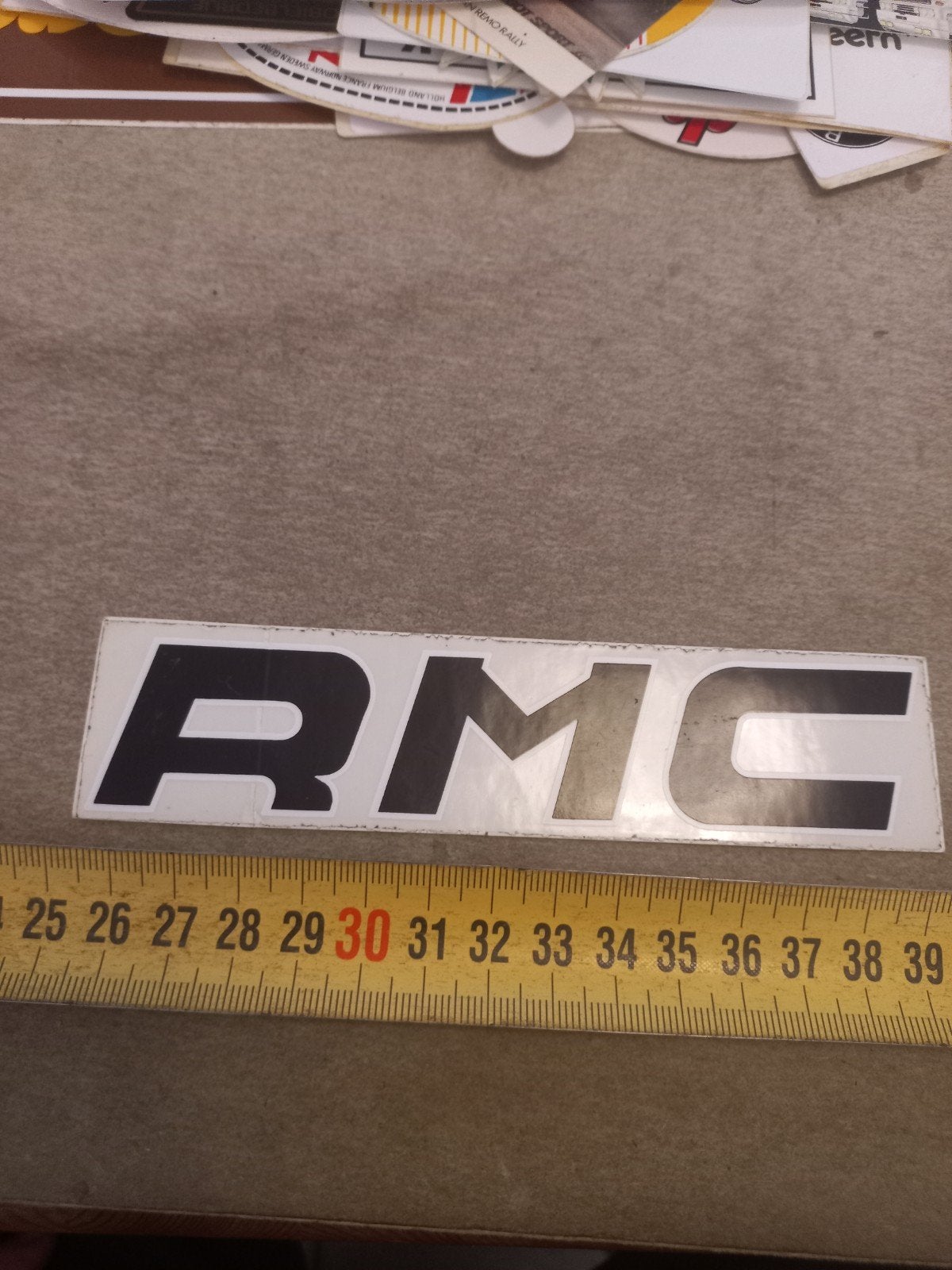 RMC Sticker- Zwart/Zilver, Ophalen of Verzenden