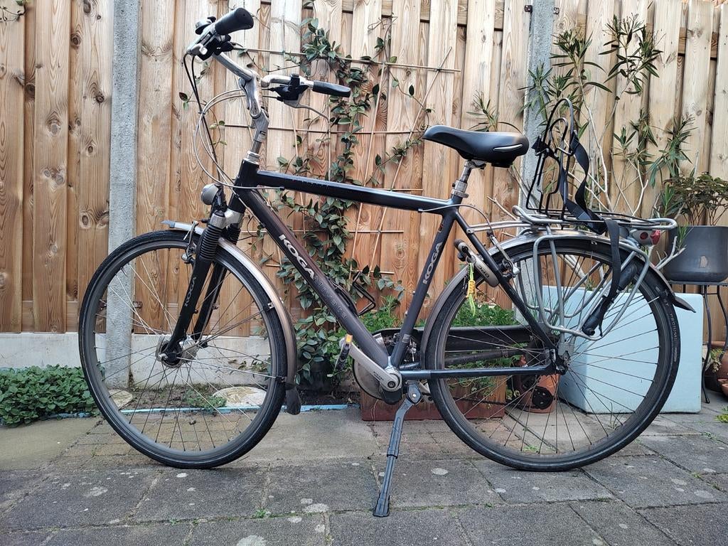 Koga Miyata Distance Herenfiets., Gebruikt, Velgrem, Versnellingen, 53 tot 57 cm