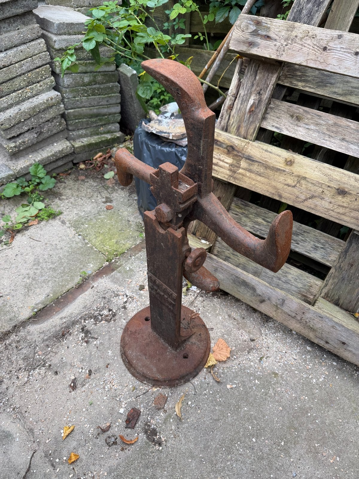 Vintage Schoenmakers Gereedschap - Schoenleest, Antiek en Kunst, Ophalen
