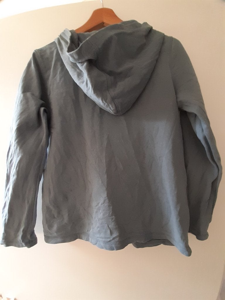 Vest met capuchon duurzaam M, Maat 38/40 (M), Blauw, Ophalen of Verzenden, Gedragen