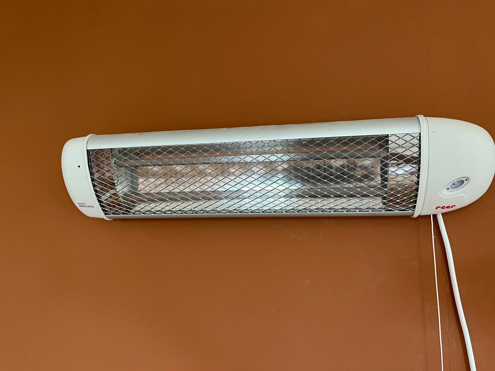 Reer warmtelamp voor boven commode, Ophalen, Zo goed als nieuw