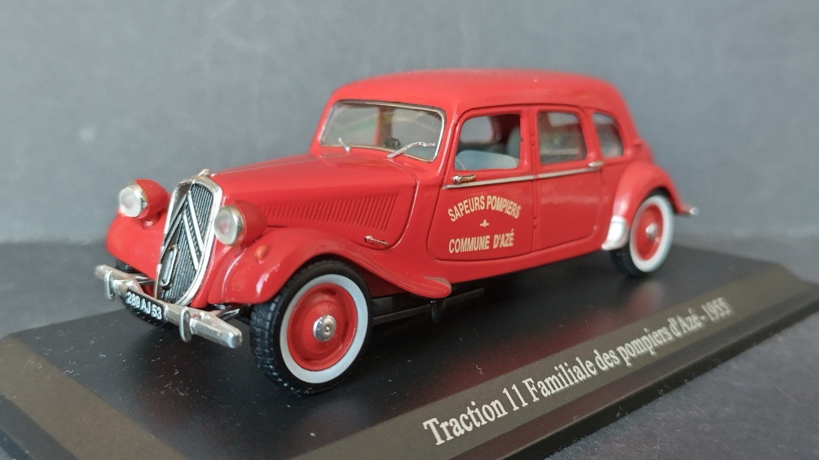 Citroen Traction Avant 11 Familiale Pompiers 1:43 Uh Pol, Hobby en Vrije tijd, Modelauto's | 1:43, Auto, Verzenden, ., Nieuw