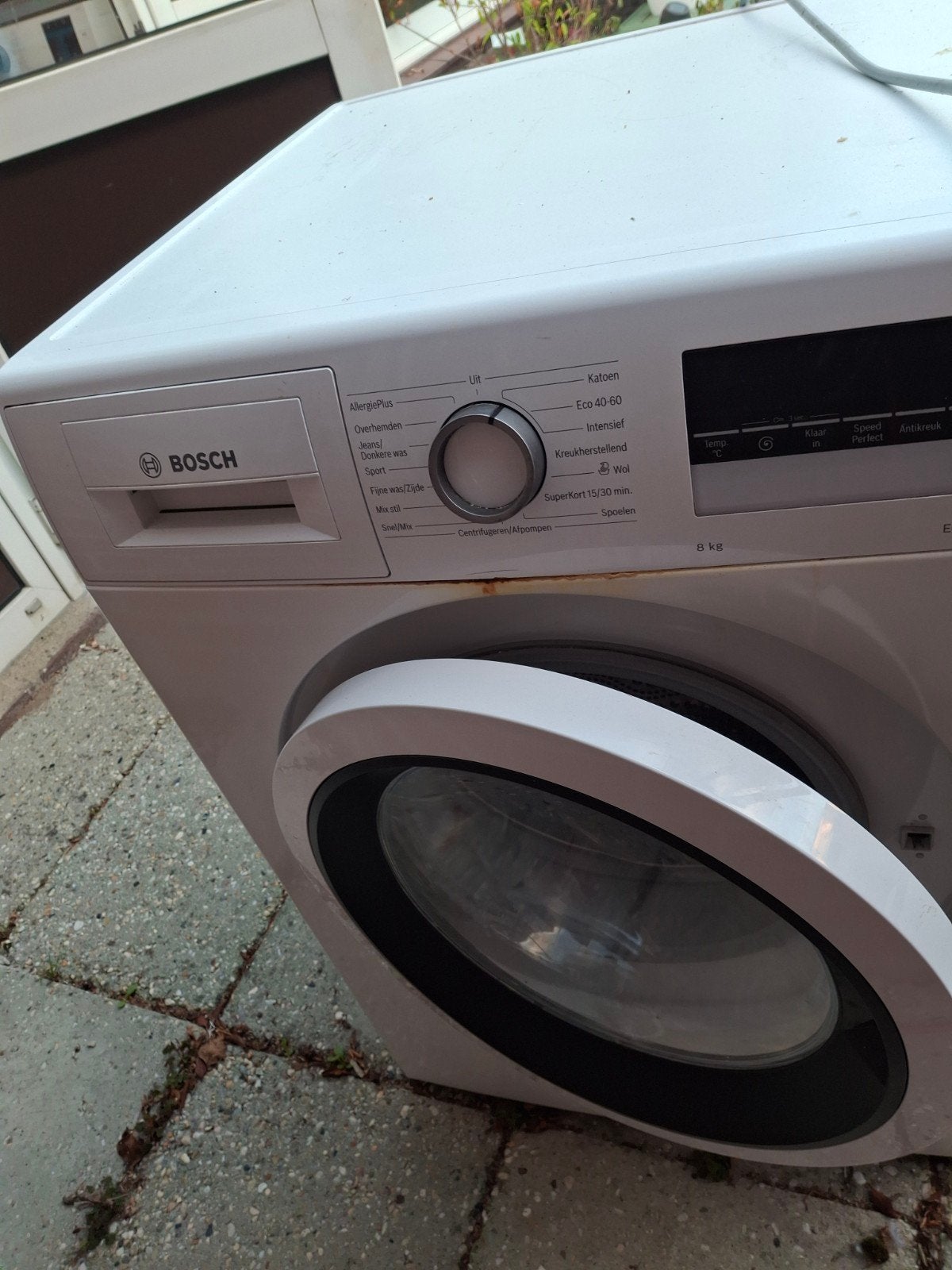 Bosch Wasmachine Serie 4, Witgoed en Apparatuur, Wasmachines, Ophalen, 1200 tot 1600 toeren, Gebruikt, 8 tot 10 kg
