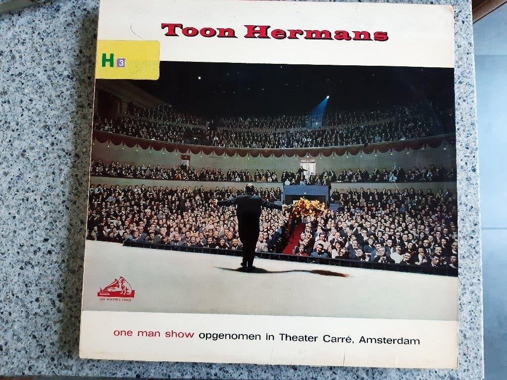 LP TOON HERMANS, ONE MAN SHOW, OPGENOMEN IN THEATER CARRE, Ophalen of Verzenden, Zo goed als nieuw, 12 inch
