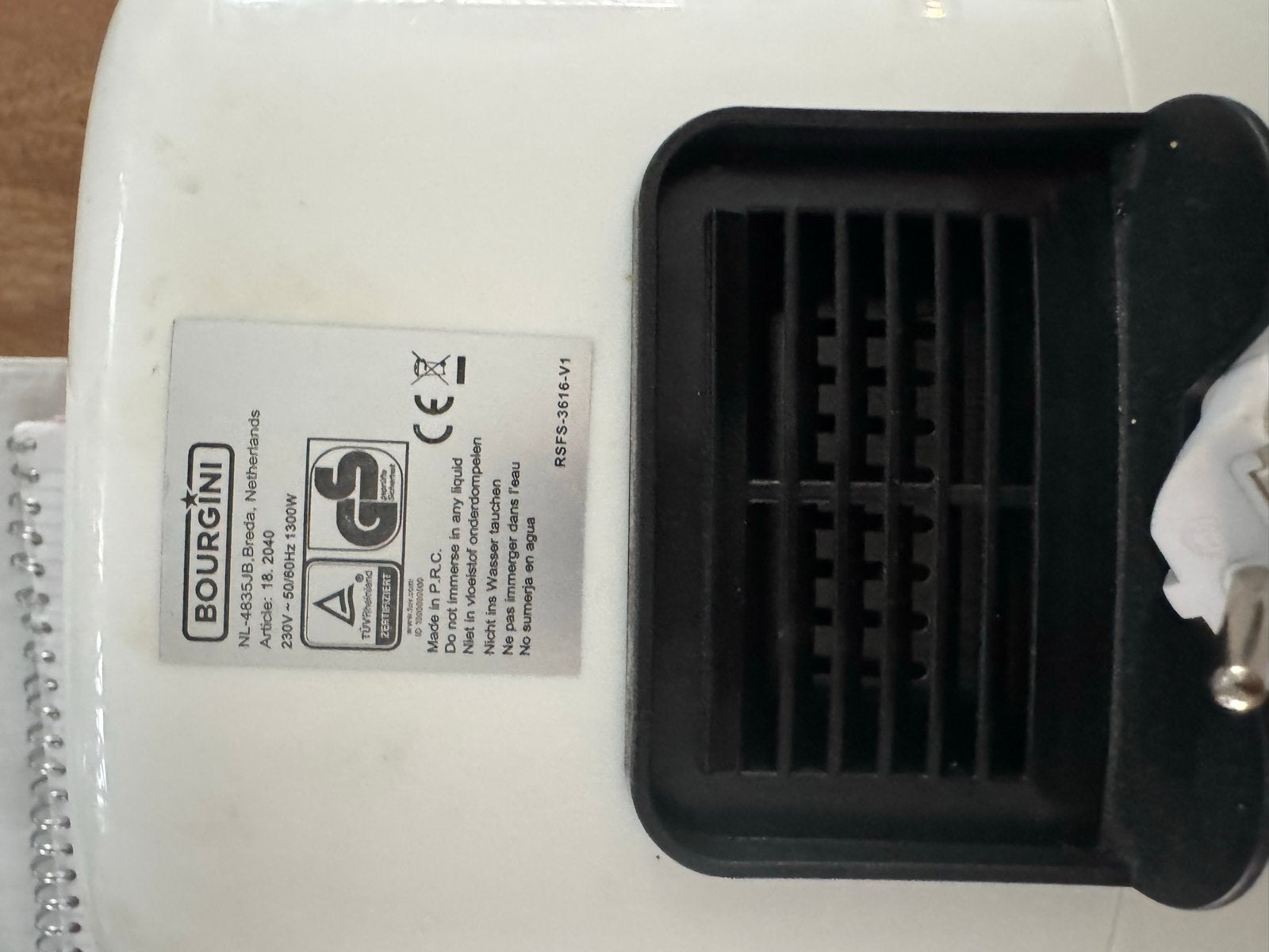 Bourgini Airfryer - Compact en Efficiënt, Ophalen, Gebruikt, Airfryer, Minder dan 750 gram