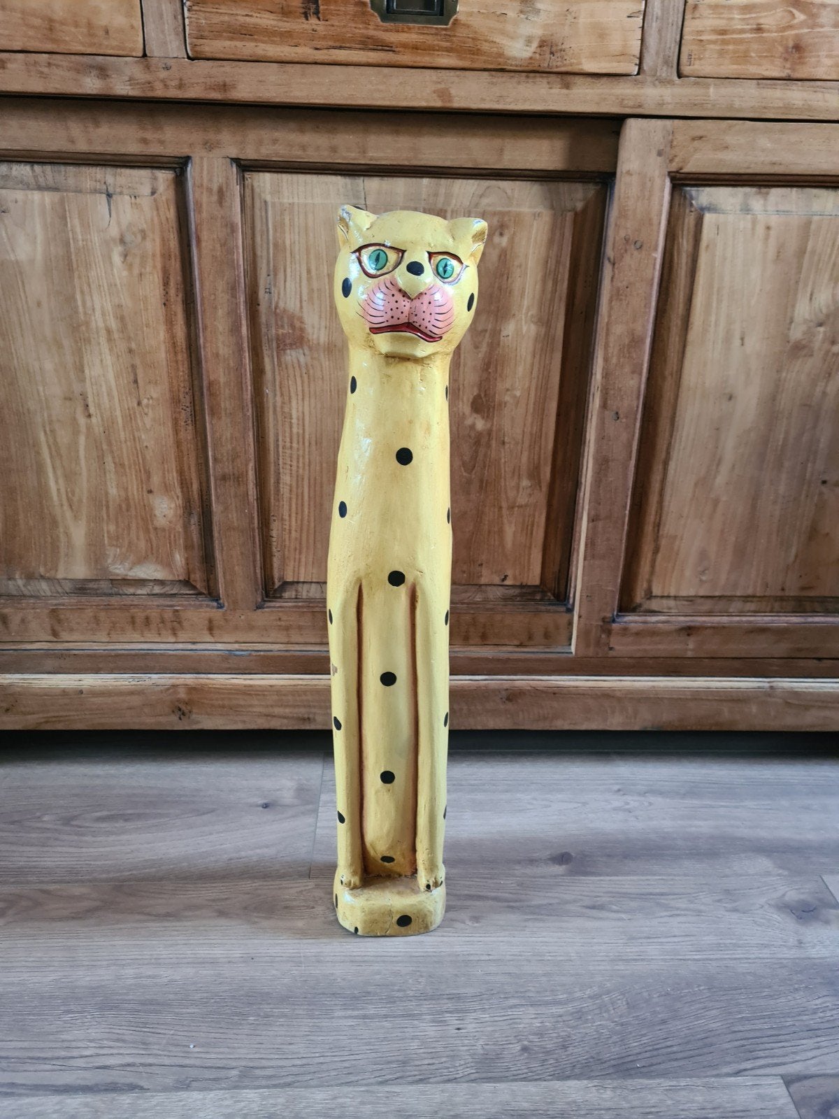 Houten kat, Ophalen, Gebruikt
