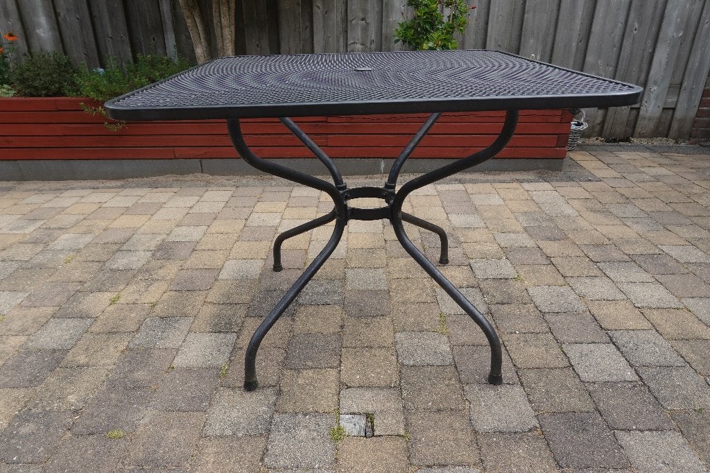 Terras Tafel, Ophalen, Gebruikt, Vierkant, Metaal
