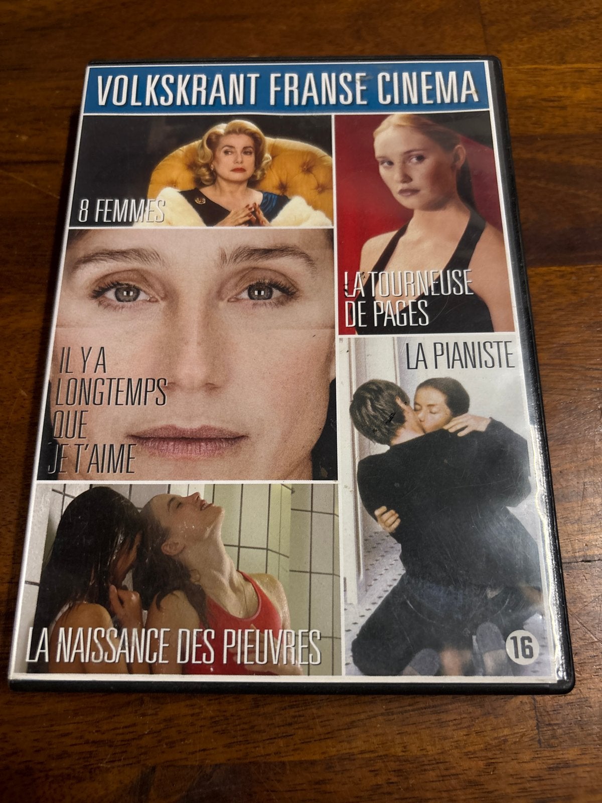 Volkskrant Franse Cinema DVD Box -4 films, Gebruikt, Vanaf 16 jaar, Nederlands, Ophalen of Verzenden