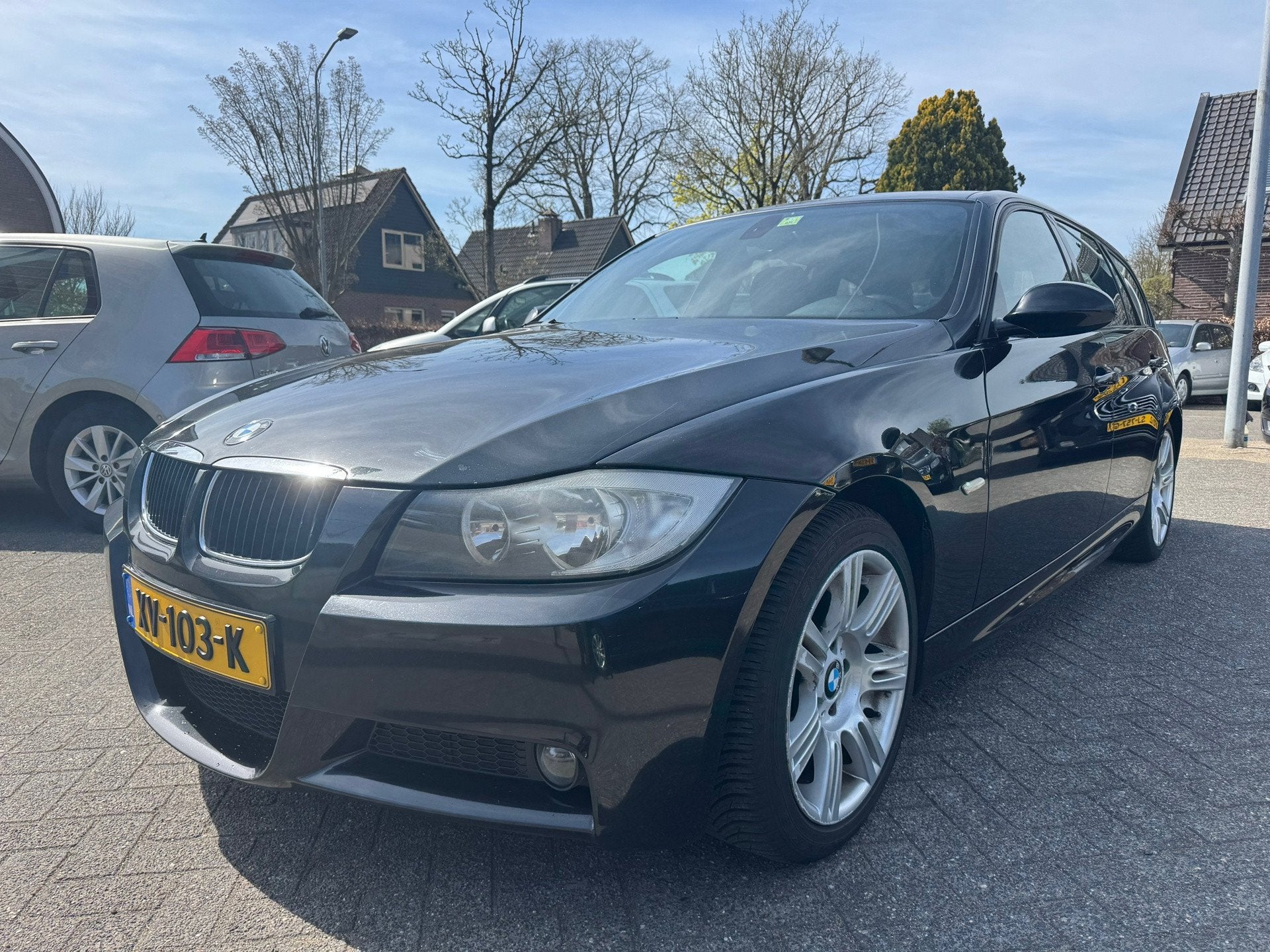 BMW 3-serie Touring 318i 143pk Apk 4/8/27,Airco,Cruise,Elek-, Auto's, Achterwielaandrijving, Zwart, Handgeschakeld, 1405 kg