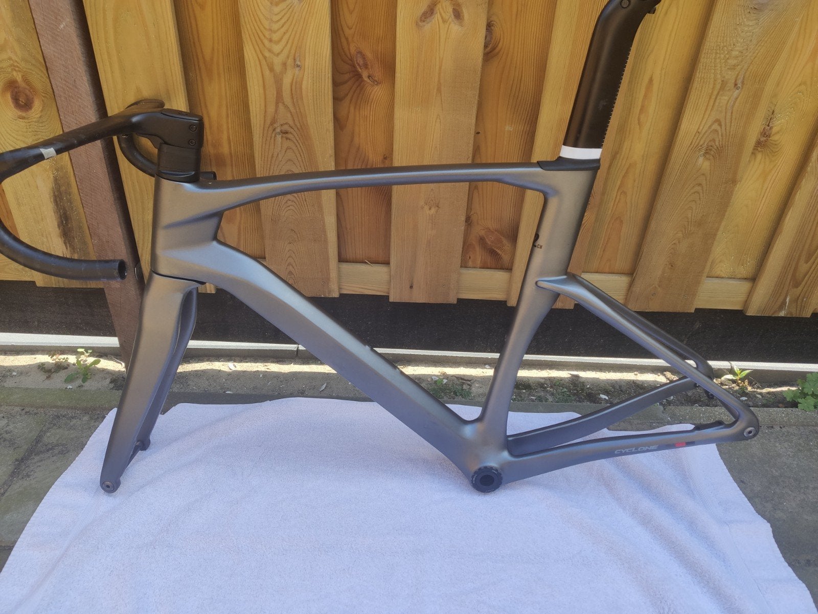Zgan aero carbon frame racefiets, Ophalen, Frame, Cyclone, Zo goed als nieuw