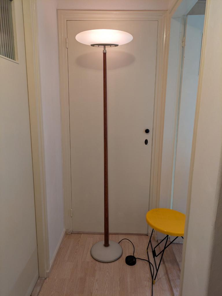 FLOS Arteluce PAO F design vloerlamp Mattheo Thun, Ophalen, Zo goed als nieuw, Hout, 150 tot 200 cm