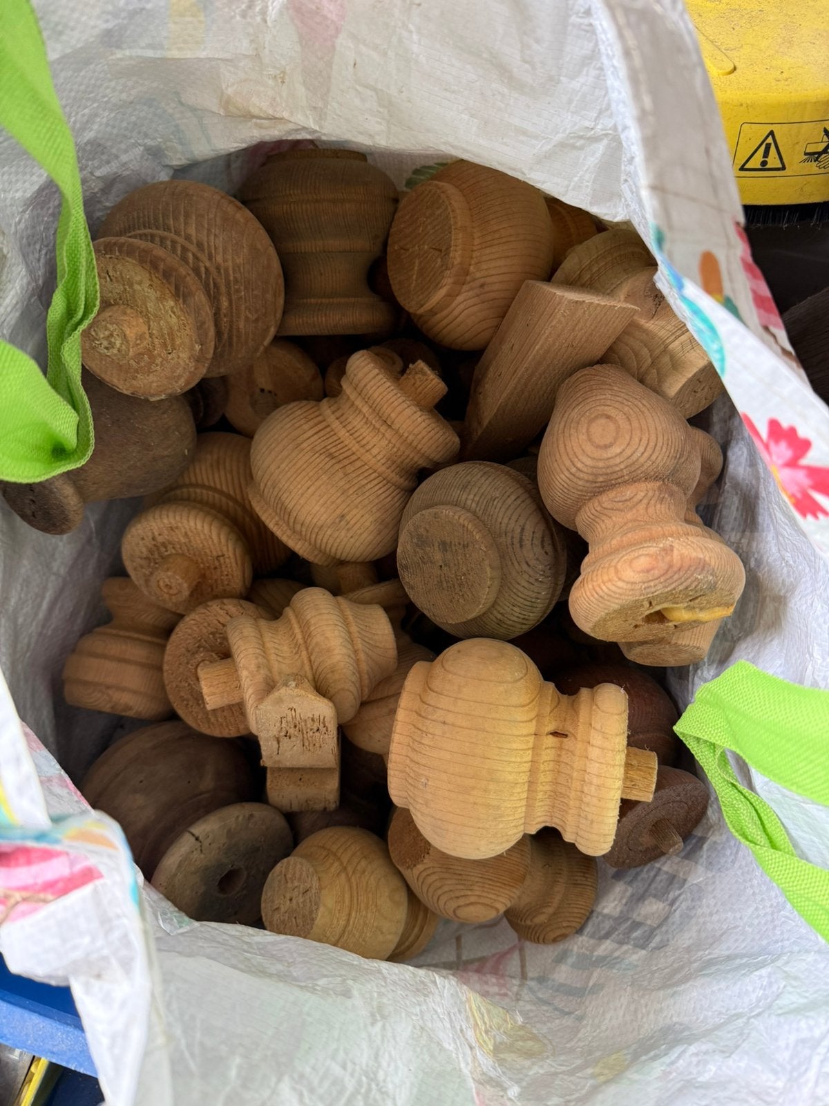 Kast poten / kast bolpootjes voor ondee oud grenen kasten, Ophalen of Verzenden