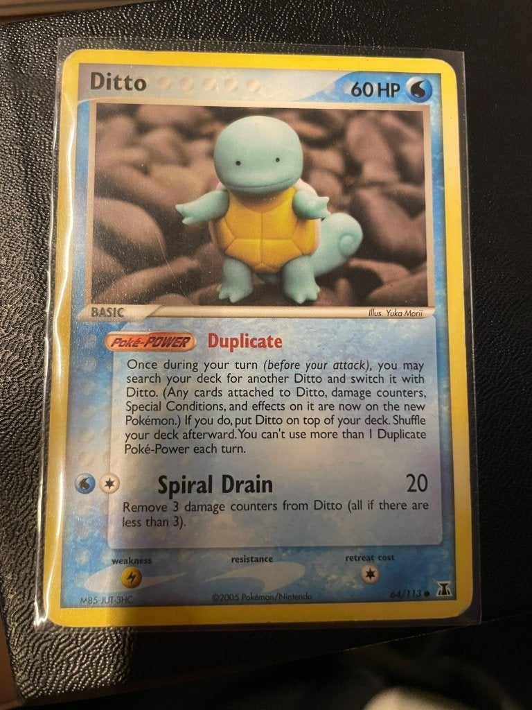 64 Ditto Pokemon kaart, Ophalen of Verzenden, Gebruikt, Losse kaart