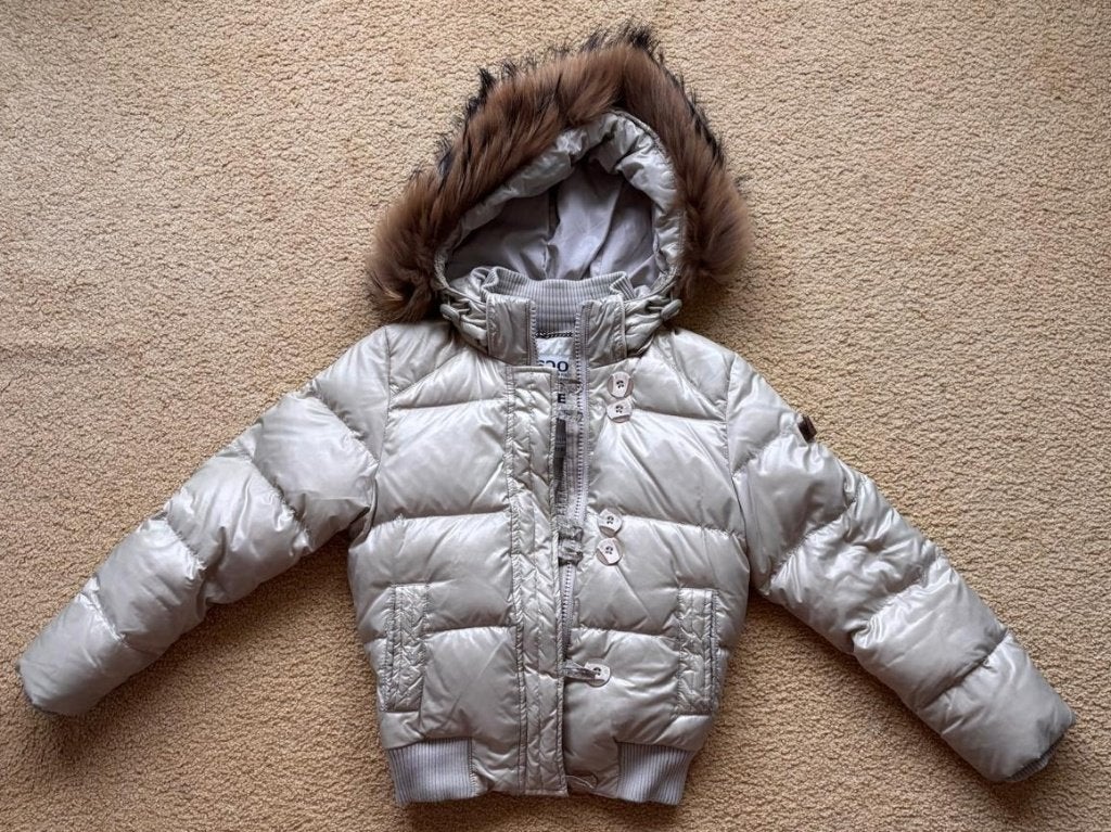 ️ Warme meisjesjas MOSCOW – maat 128 ️, Kinderen en Baby's, Ophalen of Verzenden, Zo goed als nieuw, Maat 128